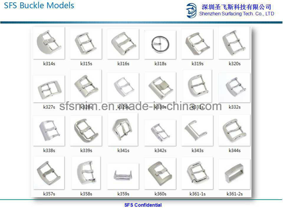 OEM Stainless Steel Center Bar Buckles for Leather Goods