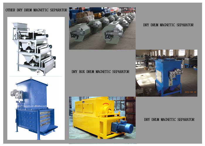 Hot Selling Drum Magnetic Dry Type Separator for Powder Materials