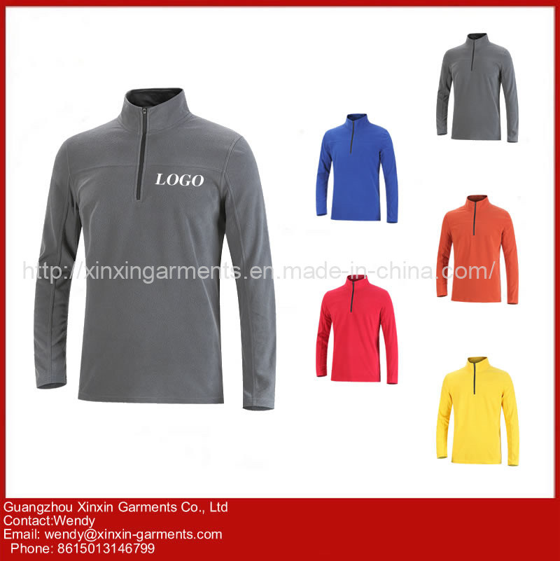 Mens Casual Outdoor Knitted Wear Cheap Polar Fleece Jacket Coat (J220)