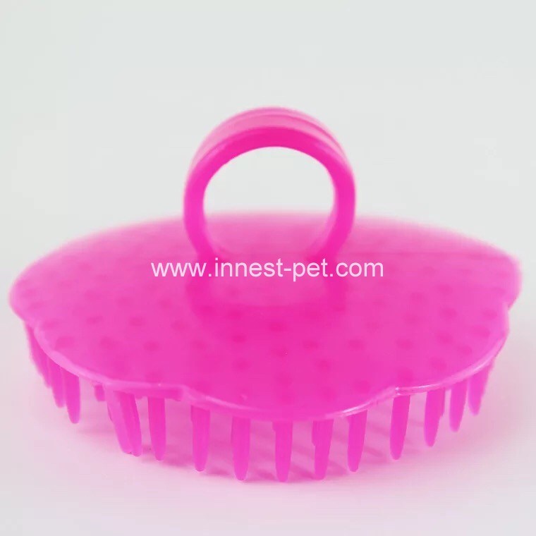 Cheap Grooming Pet Bath Brush, Plastic Dog Flea Comb,