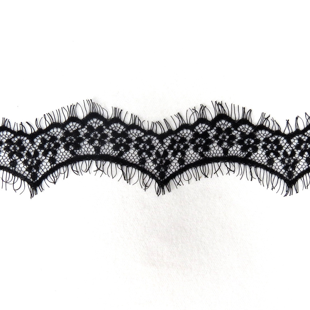 Wholesale 6cm Vintage Eyelash Bridal Nylon Lace Trim for Lingerie