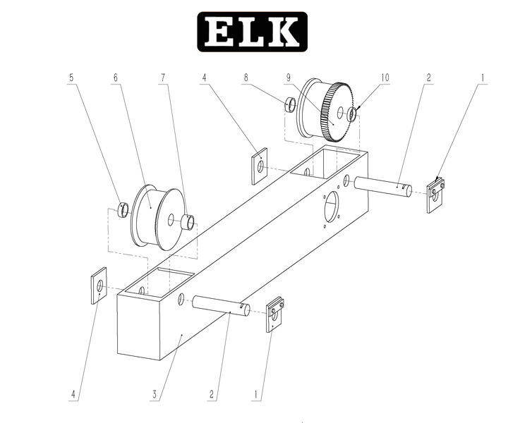 Good Quality 10 Ton Overhead Bridge Crane End Truck