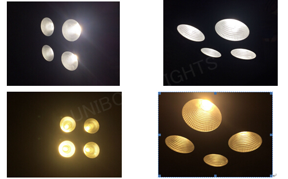 LED Bulb 4 PCS Blinder Studio Light LED Stage Light and Audience Light