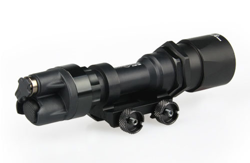 Tactical Torch LED Flashlight with Switch for Outdoor Hunting Cl15-0002