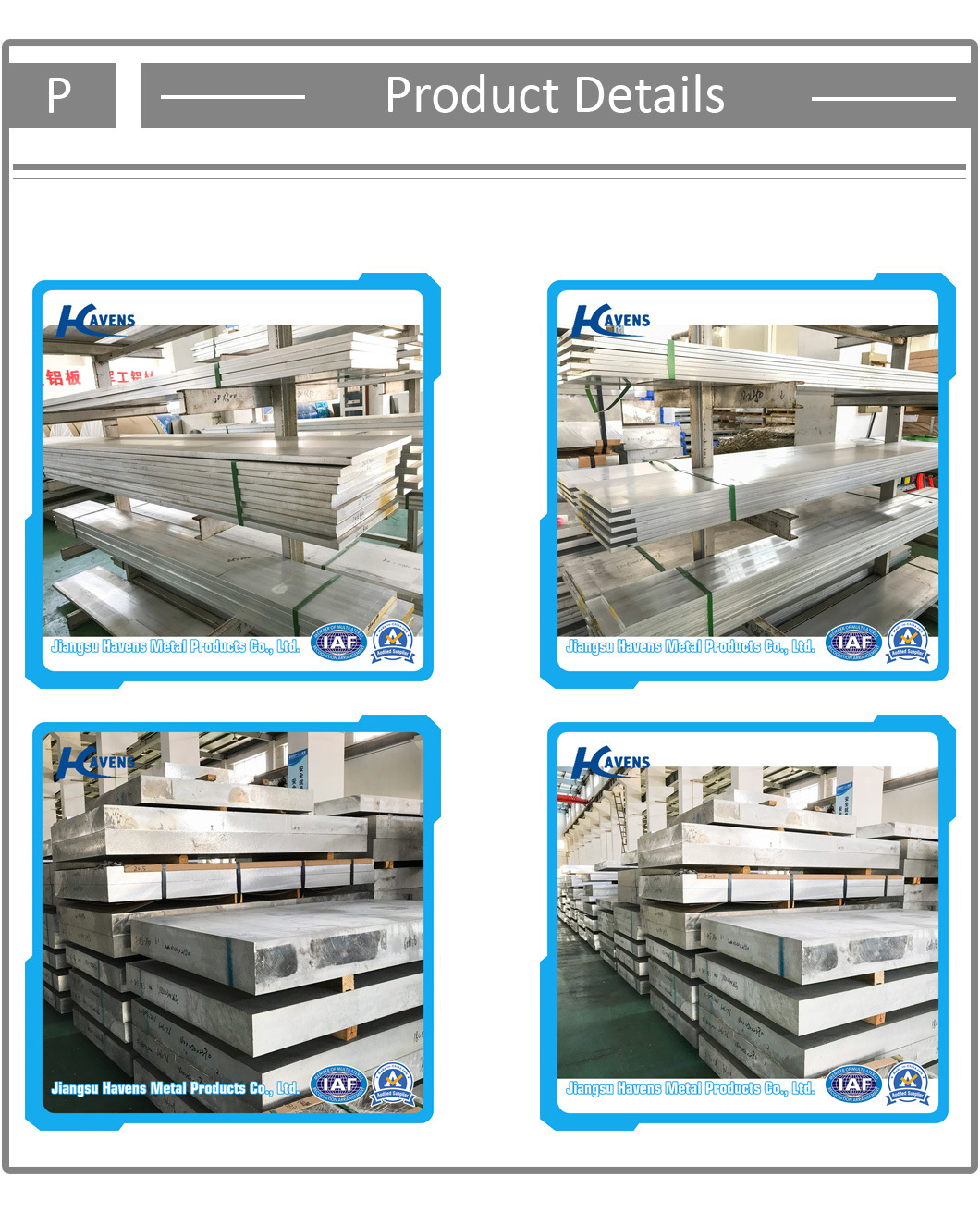 6061 6063 7075 Aluminium Plate / Aluminum Sheet with Good Quality