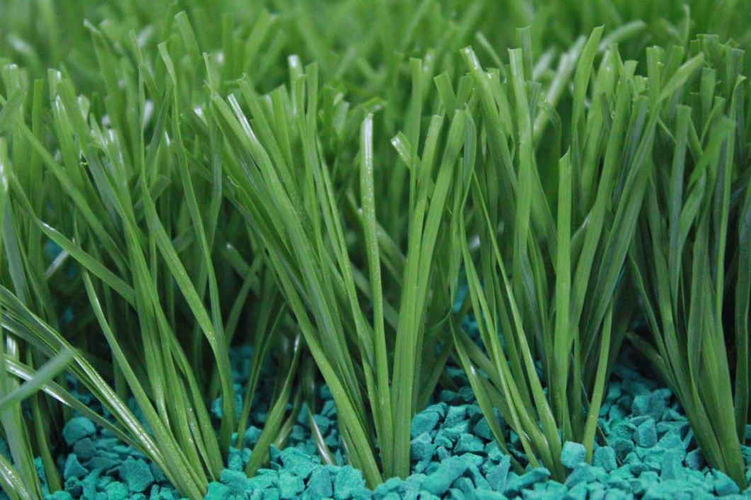 Factory Customized Anti-Slip Interlocking Football Court Artificial Turf Grass with Ce/En71/En1177/Reach/ISO10140