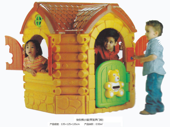 Children Plastic Playhouse with Doorbell