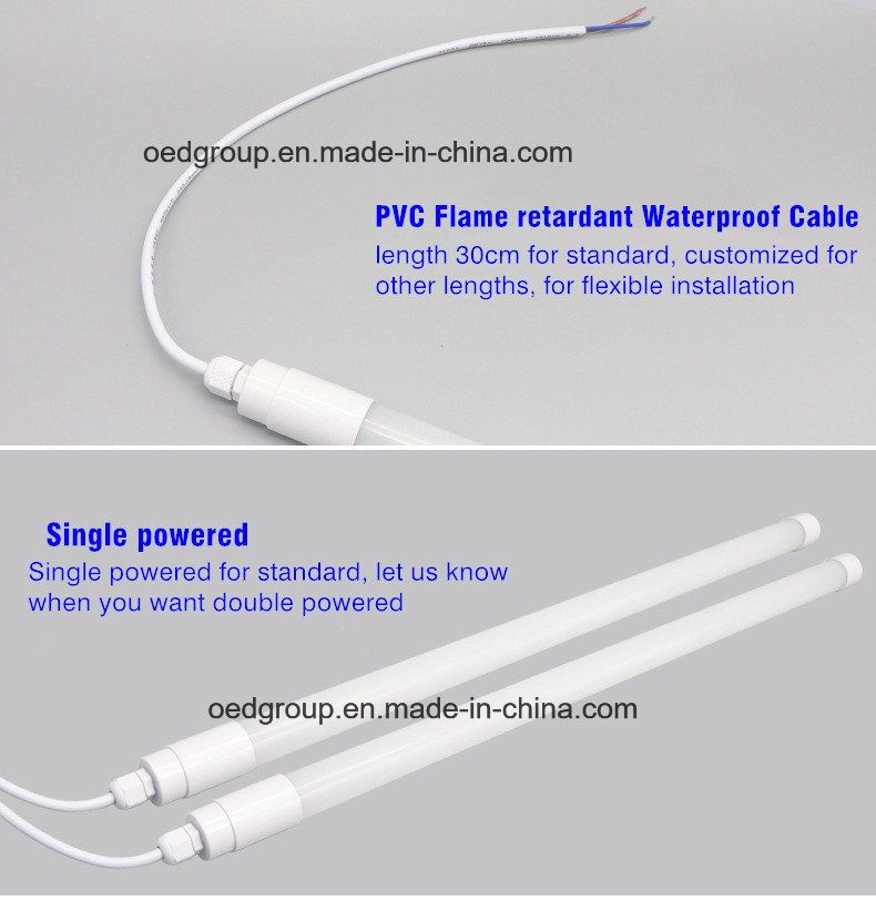 Used for Underwater Lightbox or Refrigerator T8 Aquarium Waterproof LED Tube Light IP Rating IP68