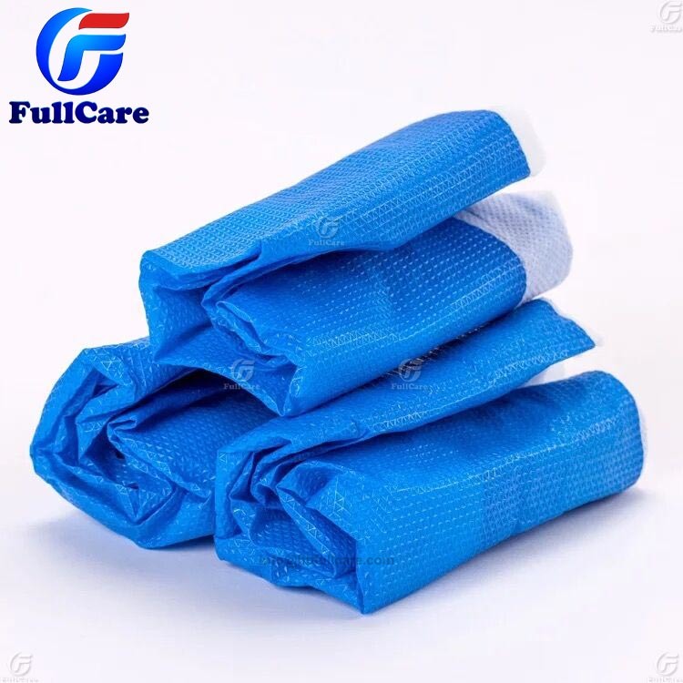 Wholesale Disposable Durable Reusable PE CPE Plastic and Nonwoven Medical Waterproof Shoe Cover Anti-Skip