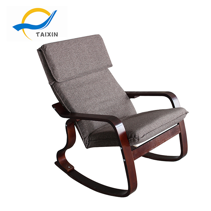 Bend Wood Furniture Wooden Rocking Chair with Arms