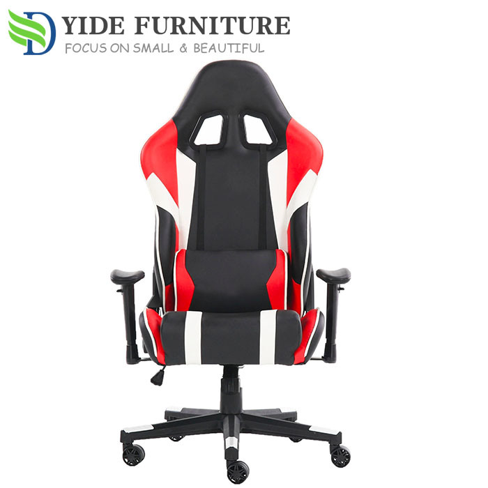 Comfortable Black Leather Office Chair Racing Office Computer Game Chair