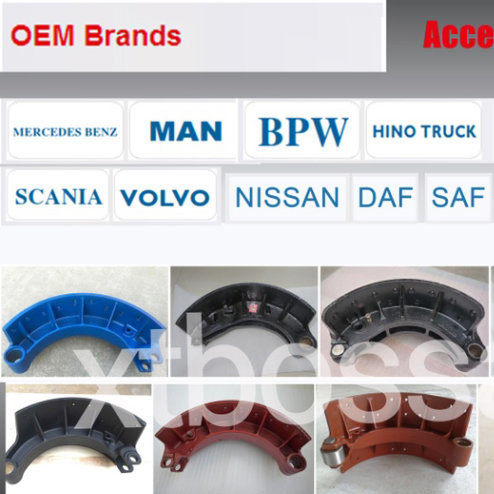 Cast Iron Casting Parts Brake Shoe for Heavy Duty Truck