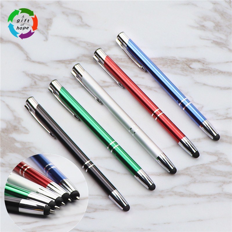 Aluminum Ball Pen Stylus Pen Office Stationery for Promotional Gift