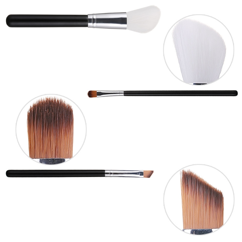 12PCS Black Custom Logo Makeup Brush