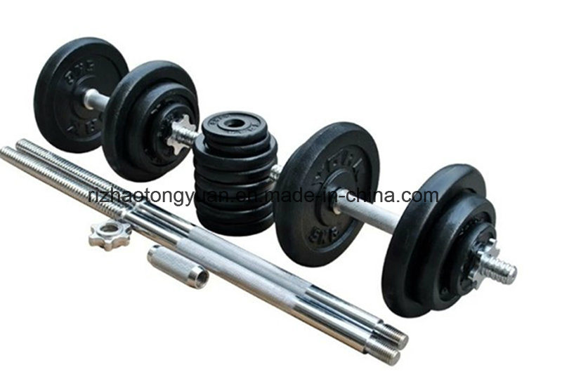 50kg Painted Dumbbell Set with Carrying Box