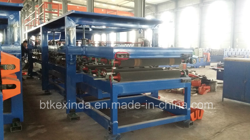 Kxd Galvanized Sheet EPS and Rock Wool Sandwich Panel Roll Forming Machine