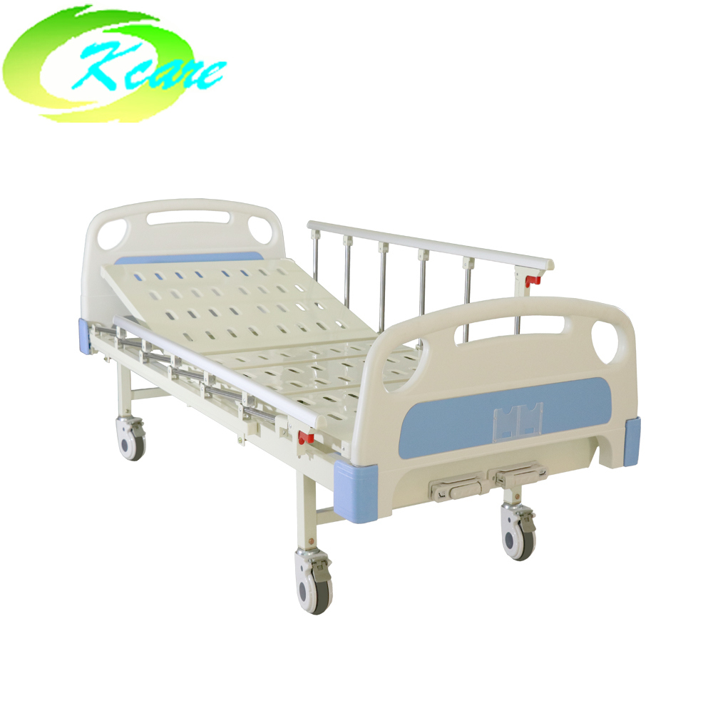 Portable Manual Lift 2-Rocker Hospital Bed