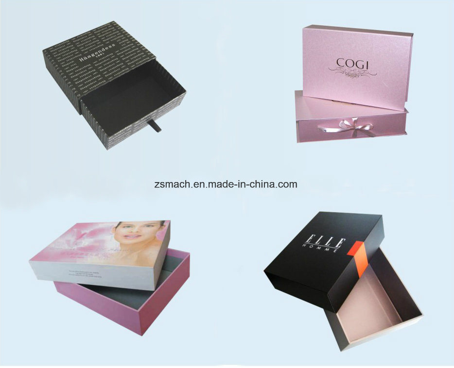 Automatic Gluing Positioning Machine for Rigid Box/Gift Box/Mobile Box/Cosmetic Box/Jewelry Box/Shoe Box Making