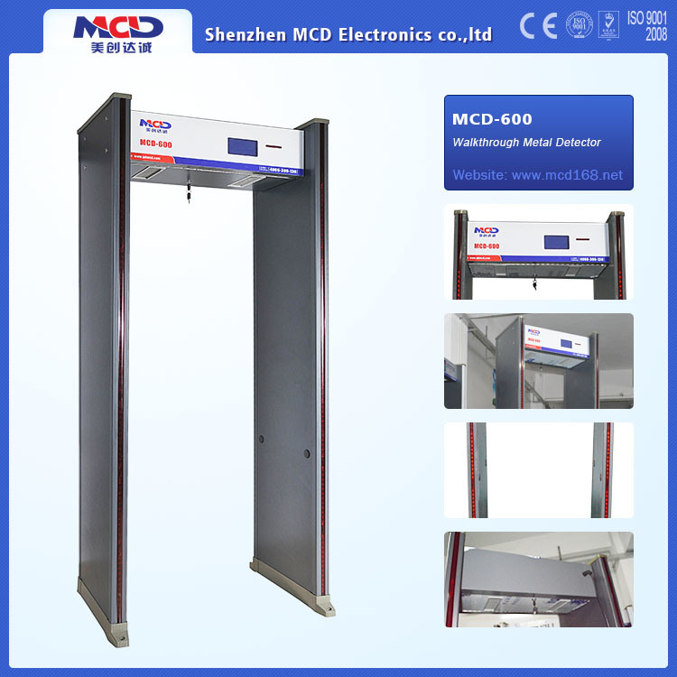 Intelligent High Accuracy Metal Detector Door/ Chinese Walkthrough Security Gate Mcd-600