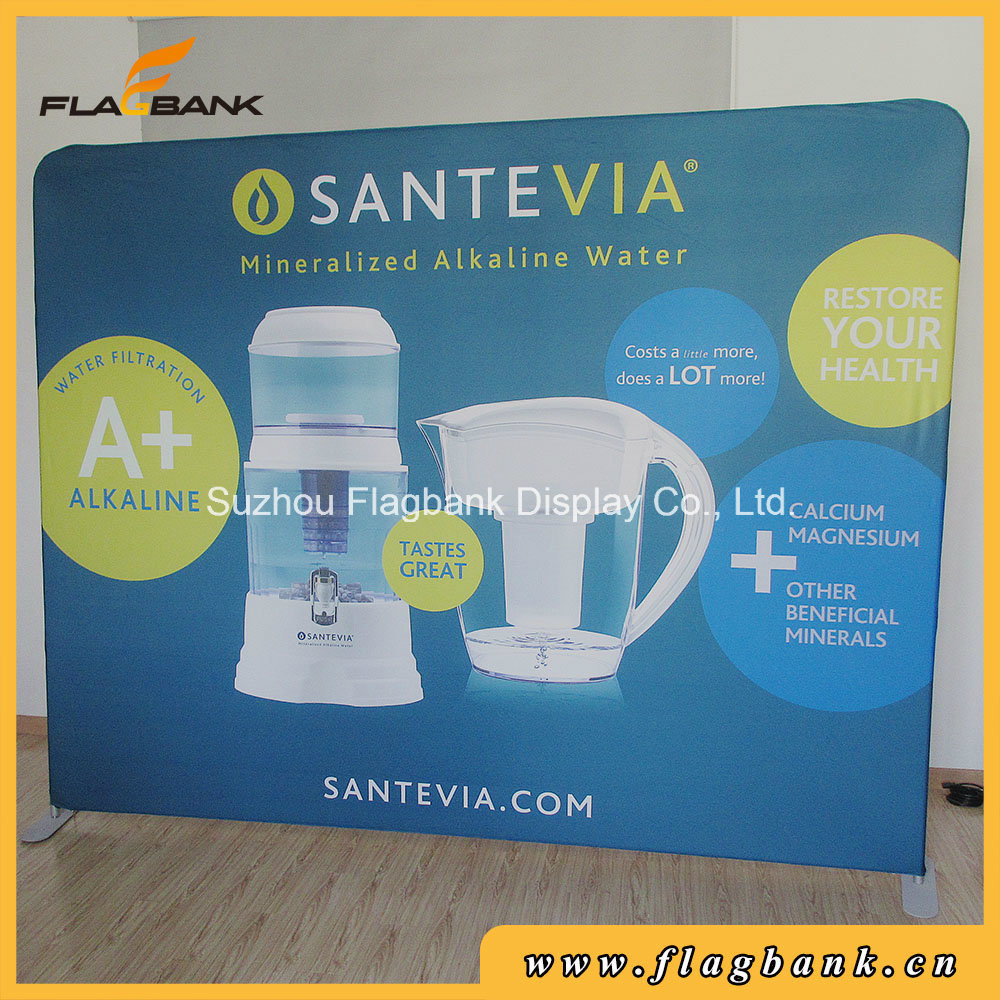 Curve Pop Waveline Tube Display Exhibition Banner Stand