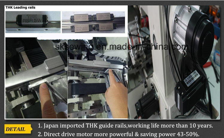 Fully Automatic Shoe Handbag Garment Pattern Template Sewing Machine