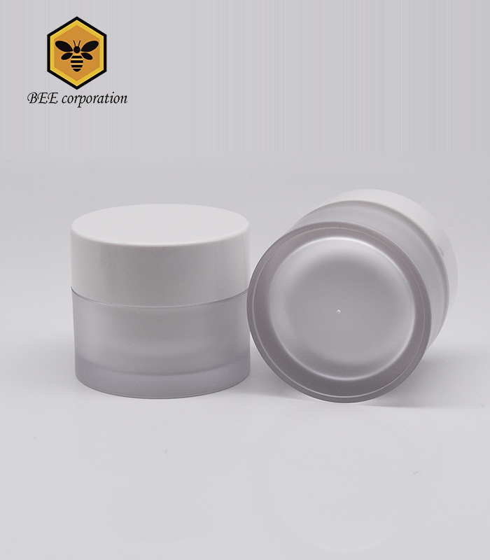 Plastic Bottle Cream Jar for Cosmetic Packaging (POK-30)