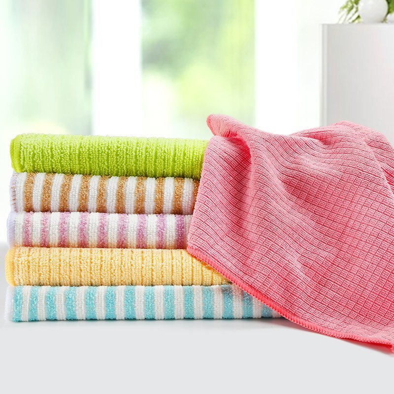 High Quality Cleaning Cloth Double Use Microfiber Cloth for Multipurpose