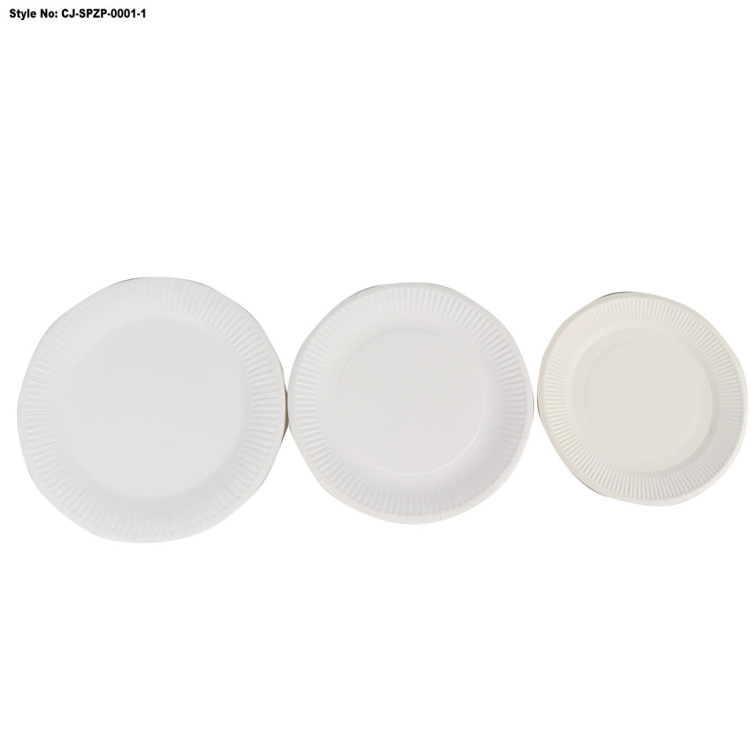 Eco-Friendly Sugarcane Bagasse Paper Plate/Disposable Party Plate