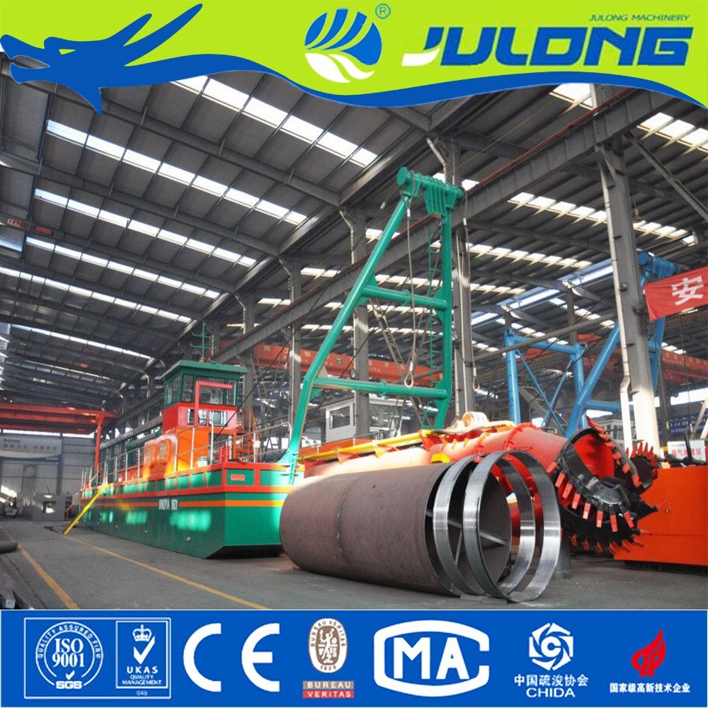 China Factory Julong Sand/Mud Cutter Suction Dredger/Machine