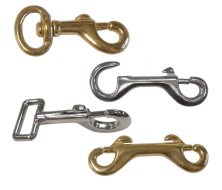 Zinc Alloys Square Bottom Swivel Bolt Snaps Hooks Diecast