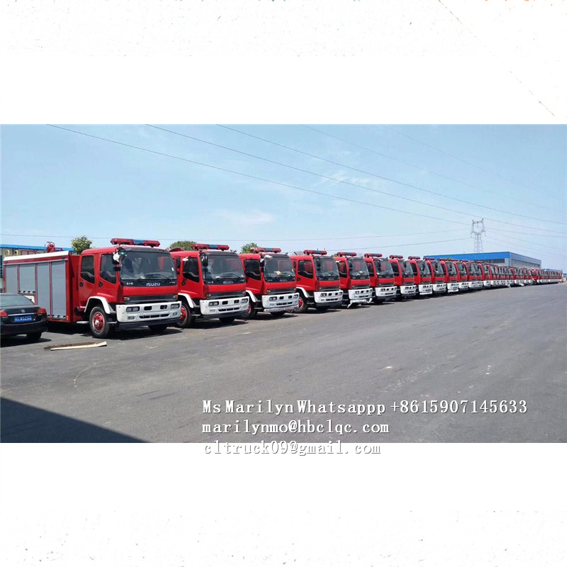 Isuzu Ftr Chassis Fire Fight Truck Good Quality 6000L Isuzu Fire Truck for Sale Japanese Fire Trucks