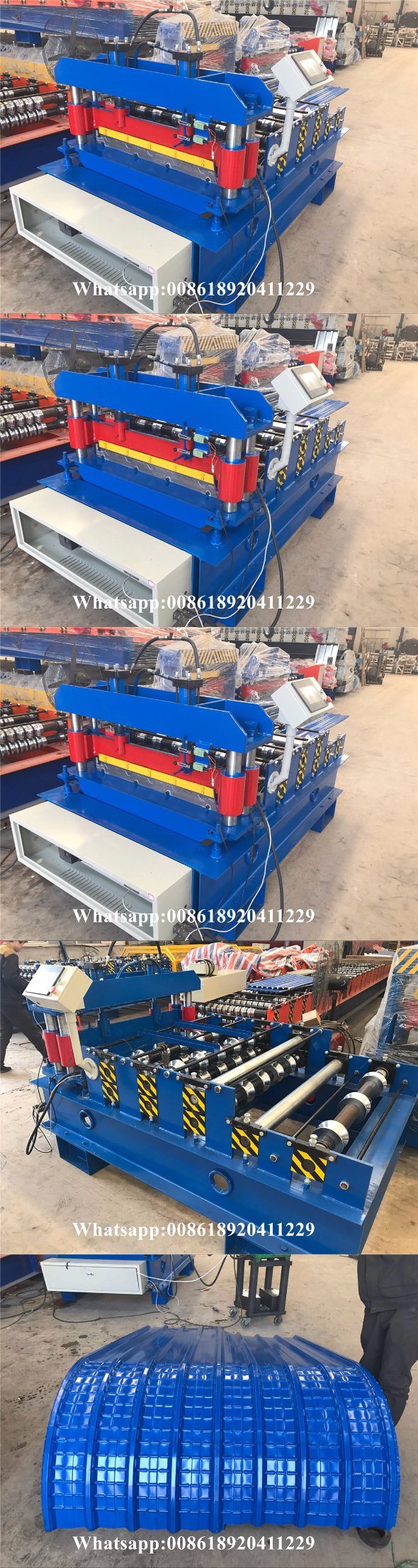 Roof Sheet Roll Forming Crimping Machine