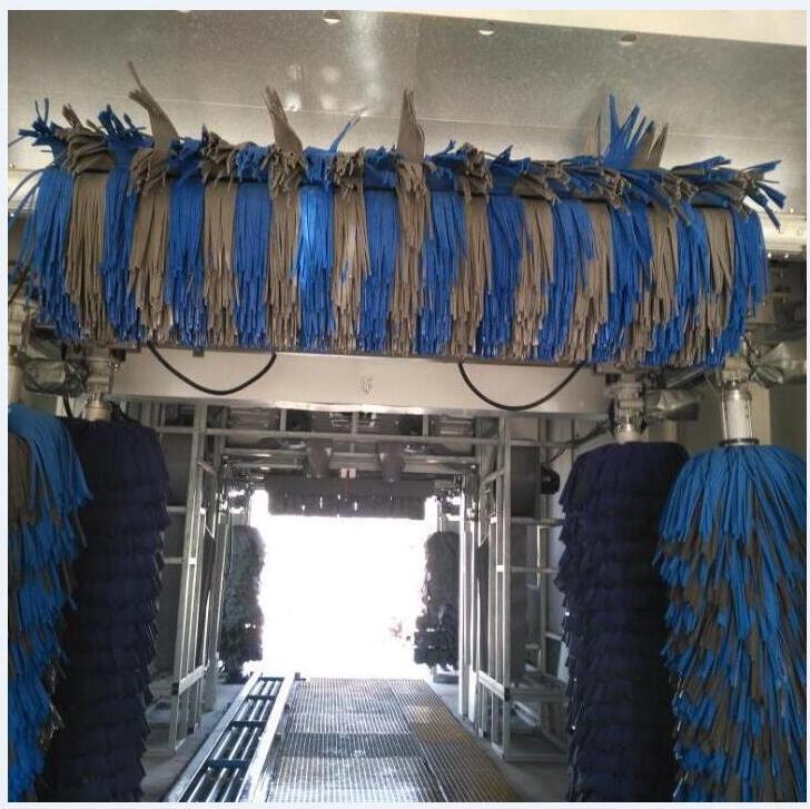 Nine Brushes Automatic Tunnel Car Wash Machine System in Sales Promotion