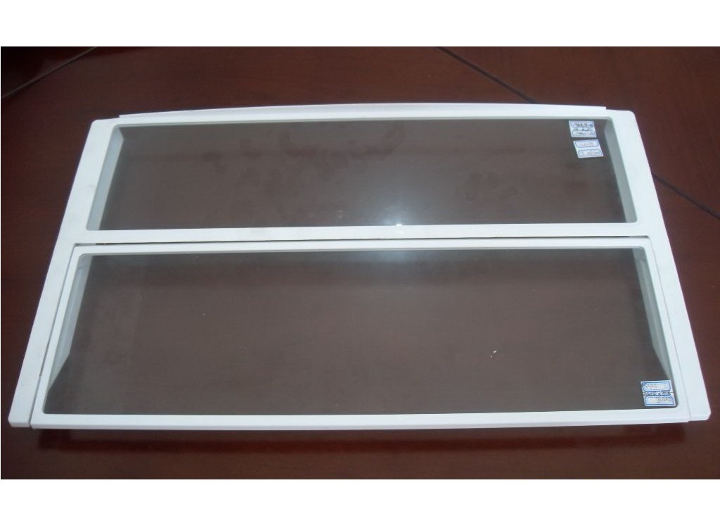 Glass Inserted Injection Mould and Part for Refrigerator Freezer Shelf