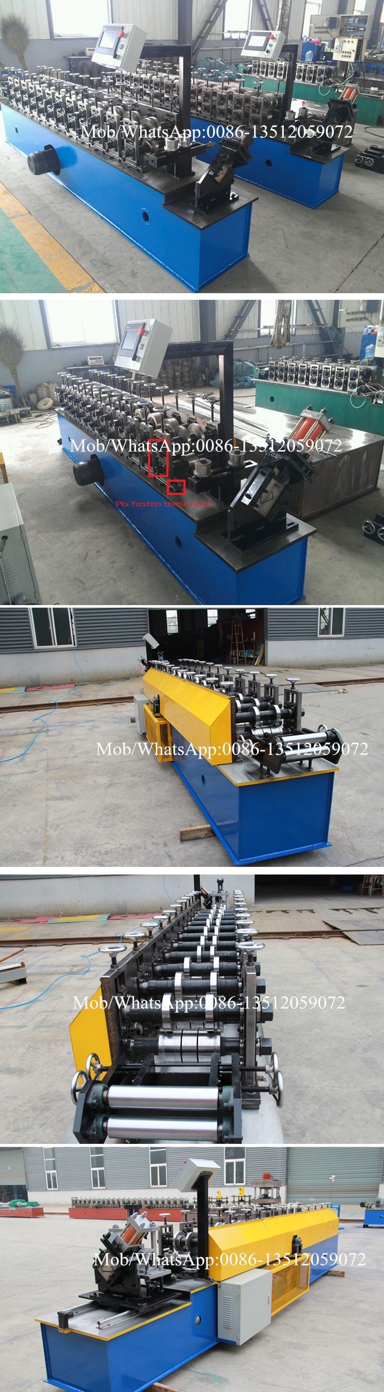 Metal Stud Keel and Track Cold Roll Forming Machine