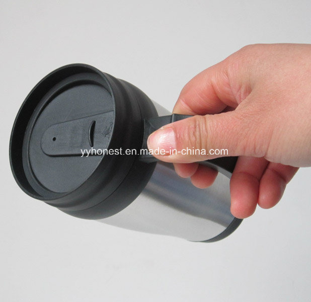 400ml Insulated Travel Coffee Mugs with Lid