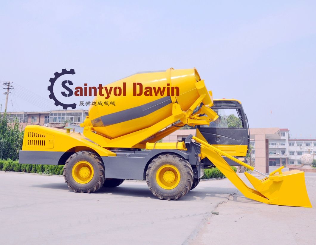 3.5 M3 Mobile Mini Self Loading Concrete Mixer Truck From Saintyol Dawin Machinery China