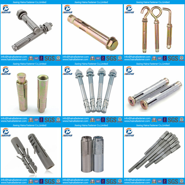 Plastic Concrete Expansion Anchors, Nylon Wall Plug Plastic Anchor