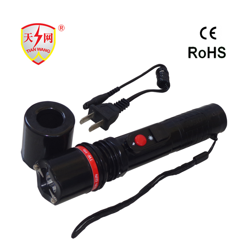 Rechargeable Electric Shock Torch with Belt Case