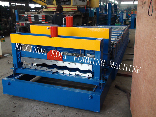 Kexinda 1100 Glazed Tile Roof Panel Forming Machinery