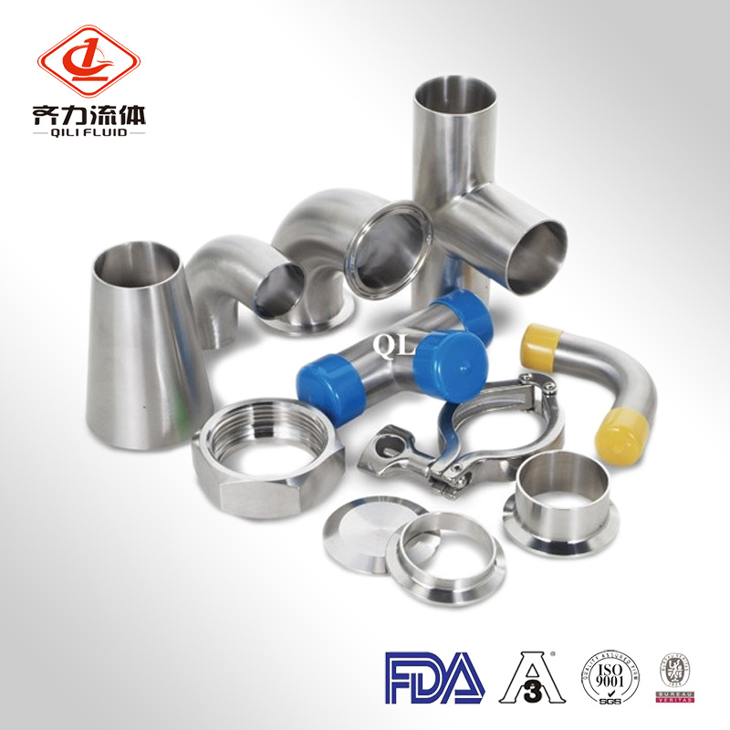 3A SMS DIN Sanitary Stainless Steel Pipe Fittings