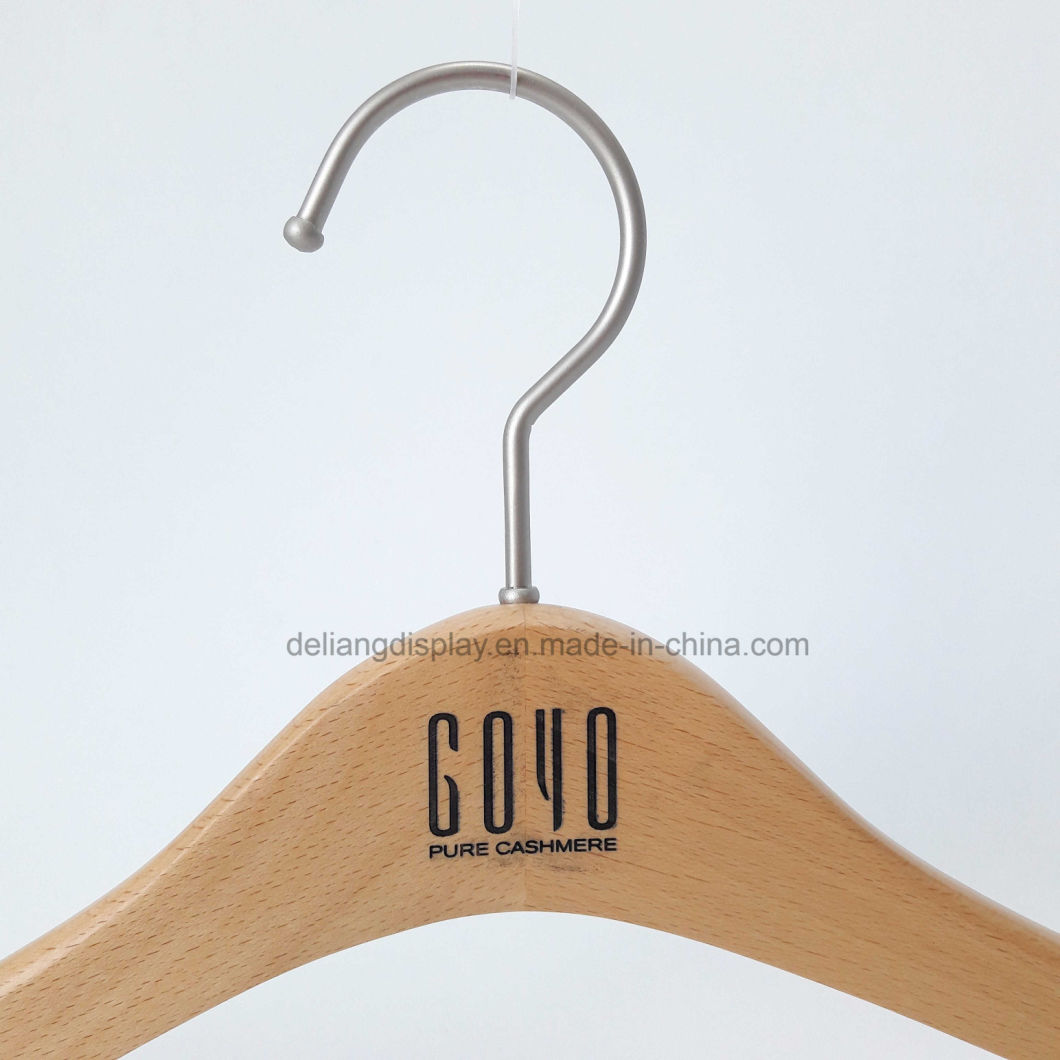 Beech Wood Hanger Natural Wood Color Hanger for Children