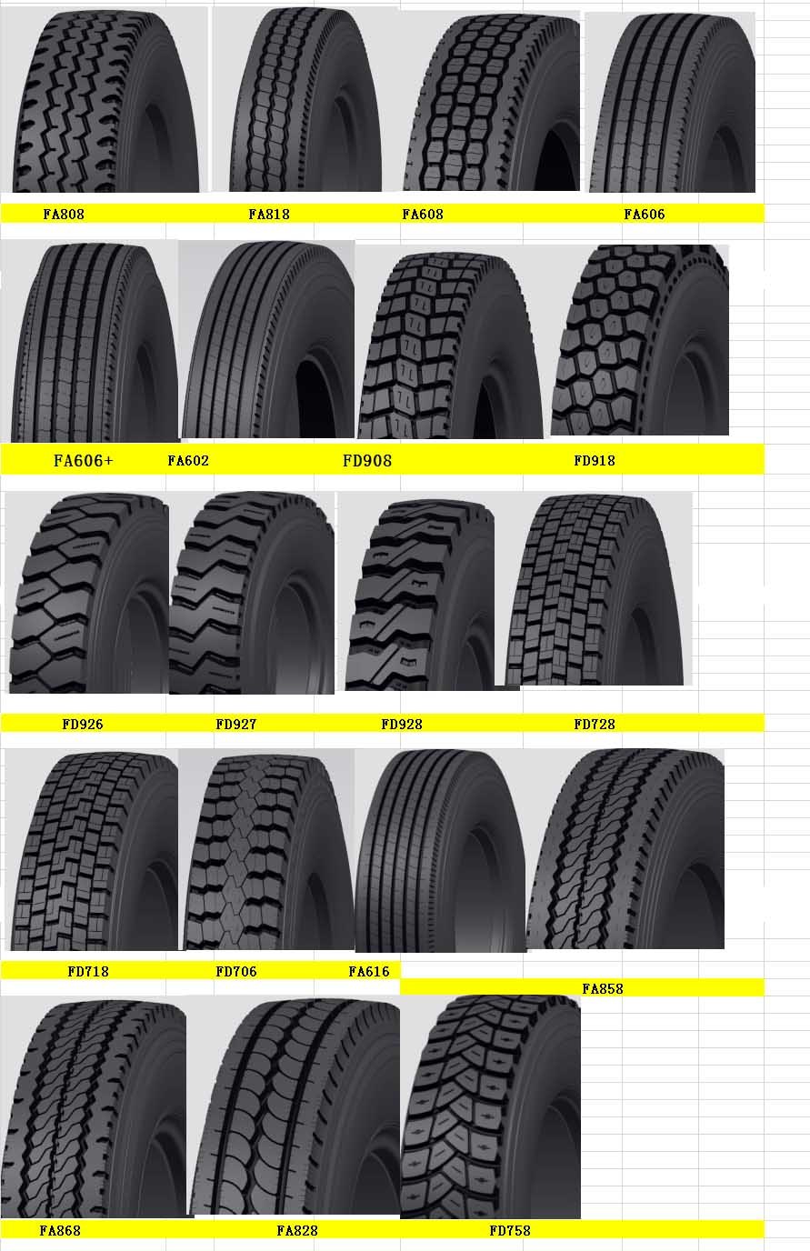 High Qulaity Radial Truck Tire with 315/80r22.5 11.00r20 12.00r20 295/80r22.5 385/65r22.5