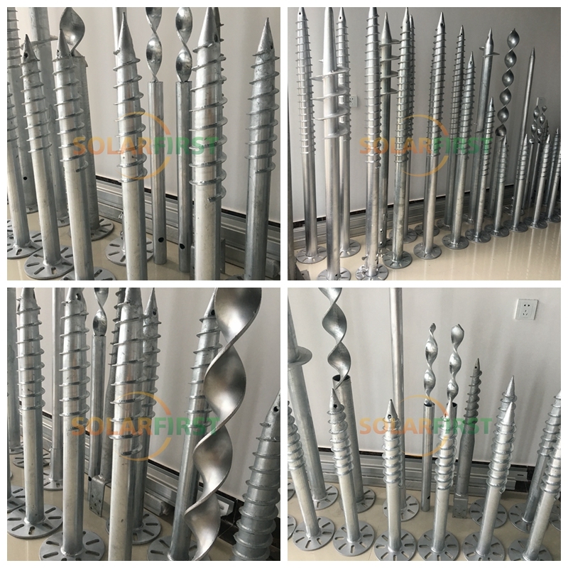 Hot DIP Galvanized Solar Ground Screw Anchor Ground Pile for Solar System