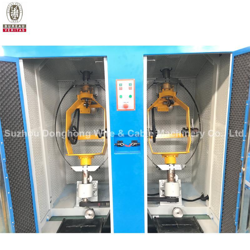 Zh-500 Electronic Pitch Pair Twisting Machine + Dual Head Vertical Type Back-Twist Paying-off Machine