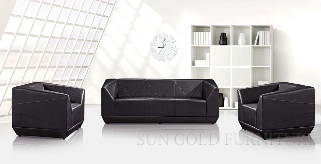 Beautiful Modern Italian Leather Boss Room Sofa Office Reception Sofa