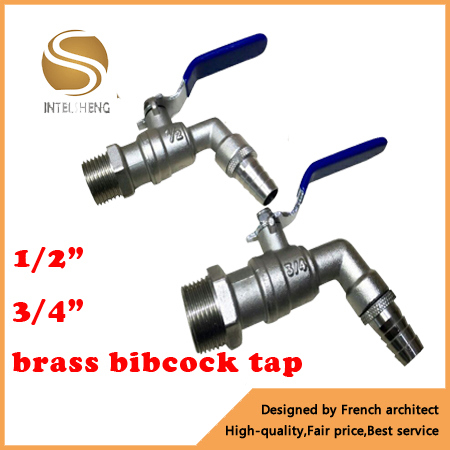 Brass Bibcock Water Tap 1/2