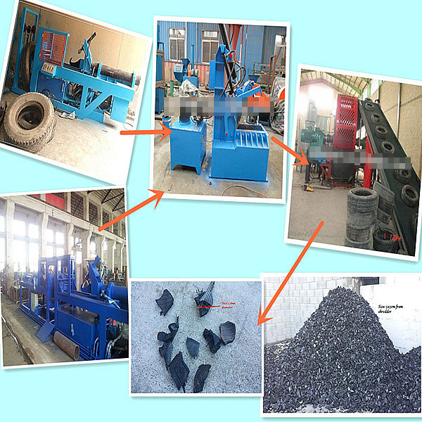 Waste Tyre Recycling Plant / Reclaim Rubber Machine / Used Tire Recycling Machine