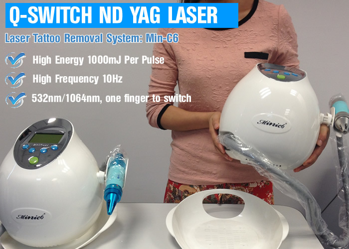 Ce Approval ND YAG Laser Tattoo Removal Laser Beauty Machine