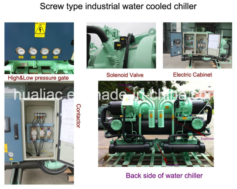 Ce Water Cooled Screw Type Industrial Water Chiller
